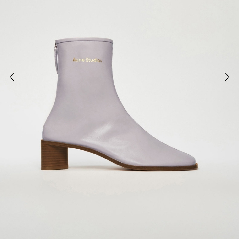Acne Studio Branded Leather Boots